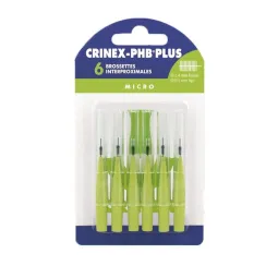 Crinex PHB Plus 6 Brossettes Interdentaires 2.4mm et 0.5mm