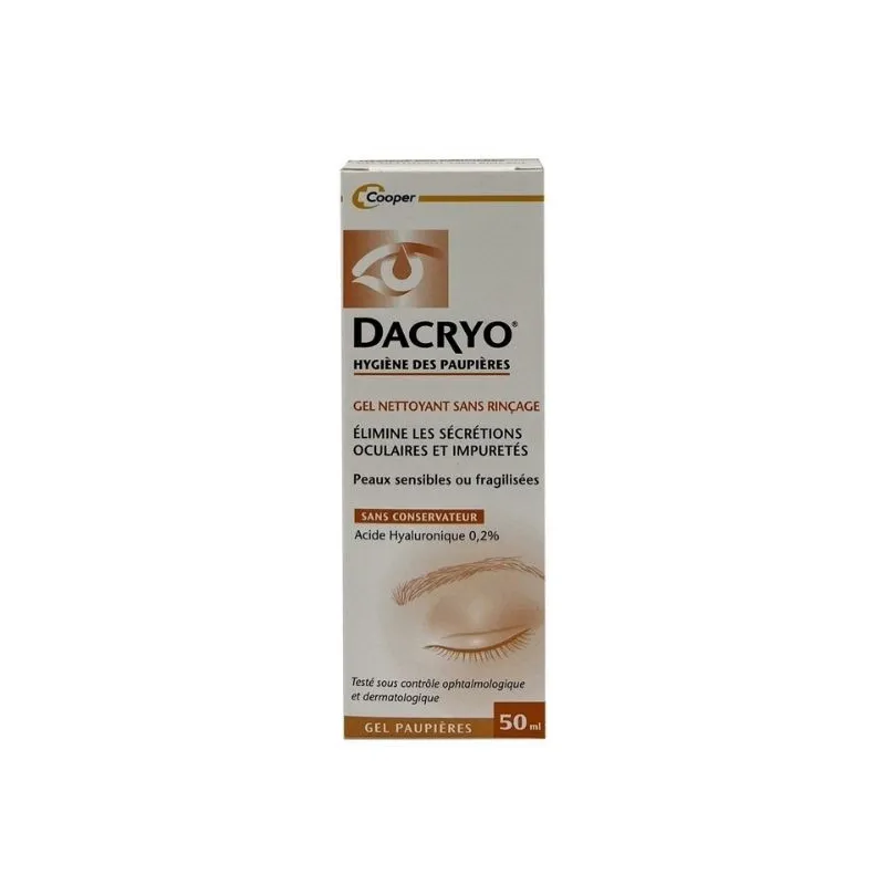 Dacryo Gel Nettoyant Paupières 50ml