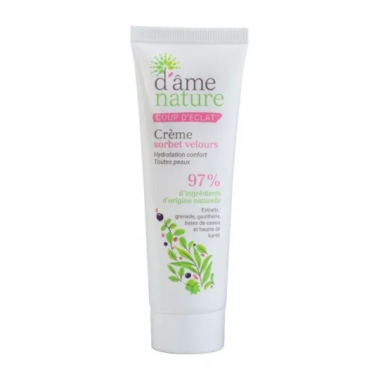 D'Âme Nature Crème Sorbet Velours 50ml D'Âme Nature Crème Sorbet Velours 50ml