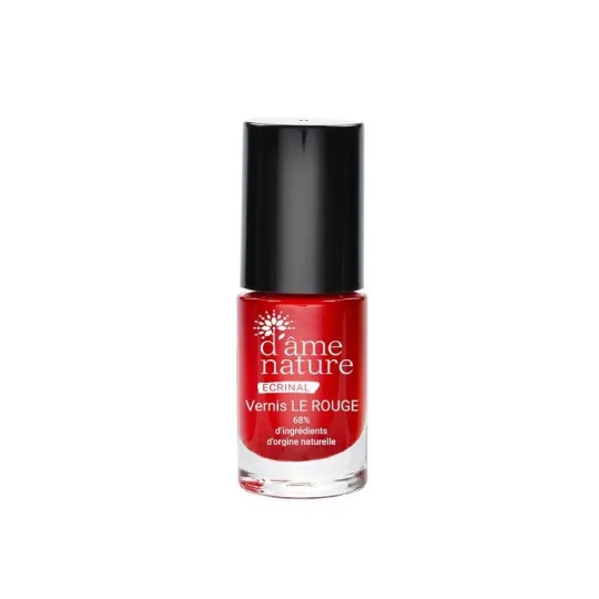 D'Âme Nature Vernis à Ongles 5ml-Le Rouge D'Âme Nature Vernis à Ongles 5ml-Le Rouge