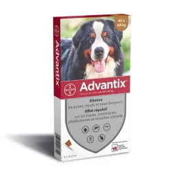 Advantix Très Grands Chiens 4 pipettes de 6ml