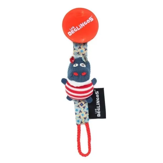 Deglingos Attache-Sucette Hippipos l'hippo Deglingos Attache-Sucette Hippipos l'hippo