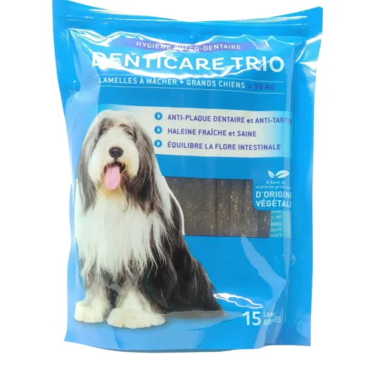Denticare Trio 15 Lamelles à Mâcher Chiens de + de 30 kg