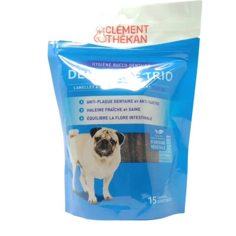Denticare Trio 15 Lamelles à Mâcher Chiens de 5 à 10 kg Denticare Trio 15 Lamelles à Mâcher Chiens de 5 à 10 kg