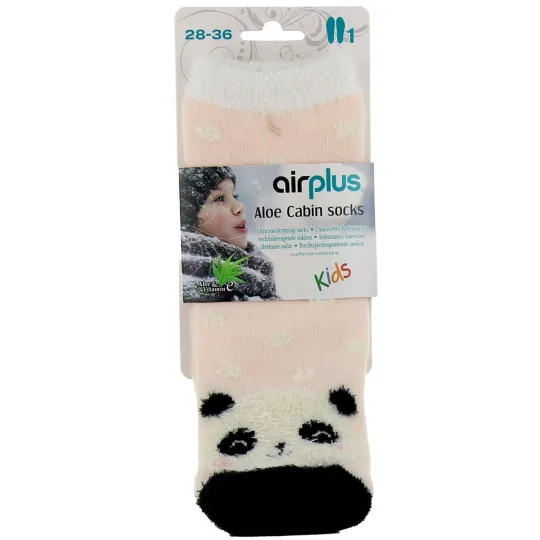 Air Plus Chaussettes Cabine Aloe Vera Enfant Panda T28-36 Air Plus Chaussettes Cabine Aloe Vera Enfant Panda T28-36