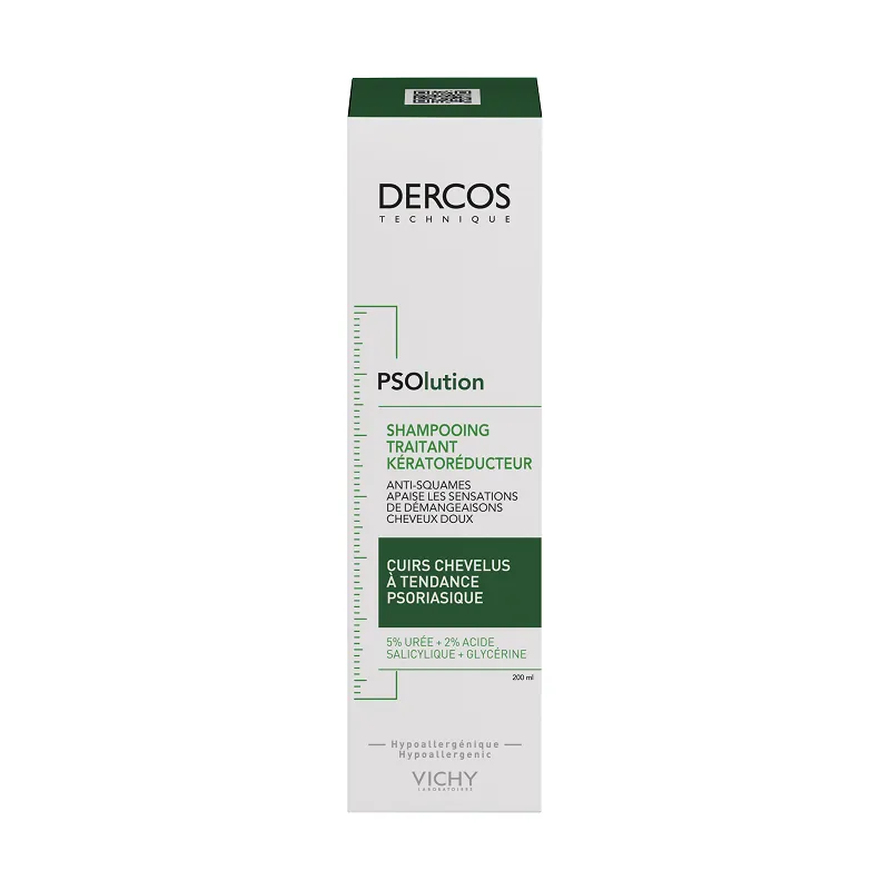 Dercos PSOlution Shampooing Traitant Kératoréducteur 200ml Dercos PSOlution Shampooing Traitant Kératoréducteur 200ml