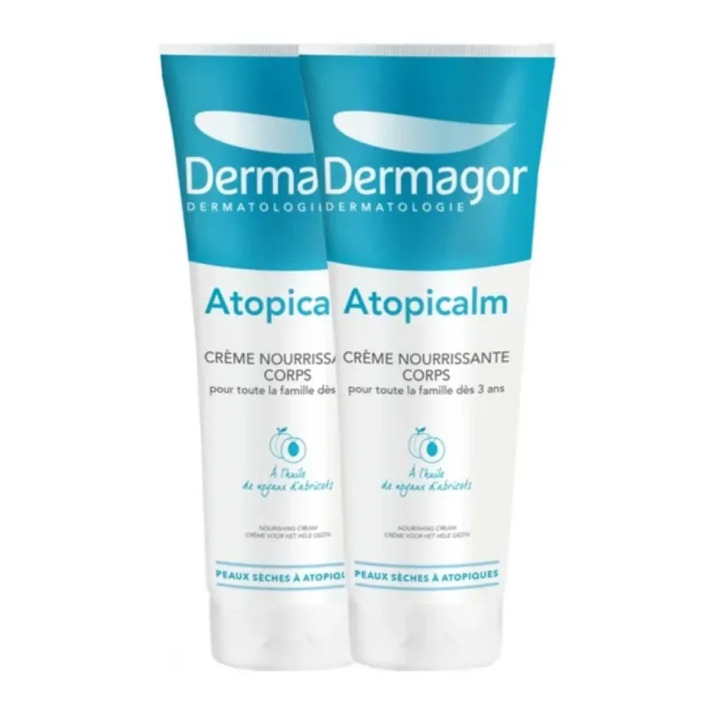 Dermagor Atopicalm Crème Nourrissante Corps 2X250ml