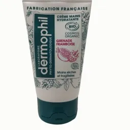 Dermophil Crème Mains Bio Grenade Framboise 50ml