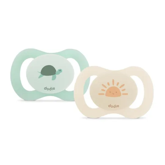 Dodie 2 Sucettes Anatomiques Naissance Tortue et Soleil Dodie 2 Sucettes Anatomiques Naissance Tortue et Soleil