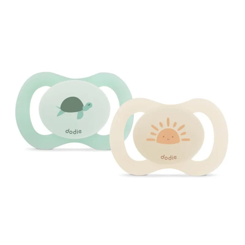 Dodie 2 Sucettes Anatomiques Naissance Tortue et Soleil Dodie 2 Sucettes Anatomiques Naissance Tortue et Soleil