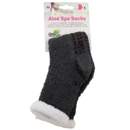 Air Plus Chaussettes Hydratantes Aloe Vera Femme Grise T36-41