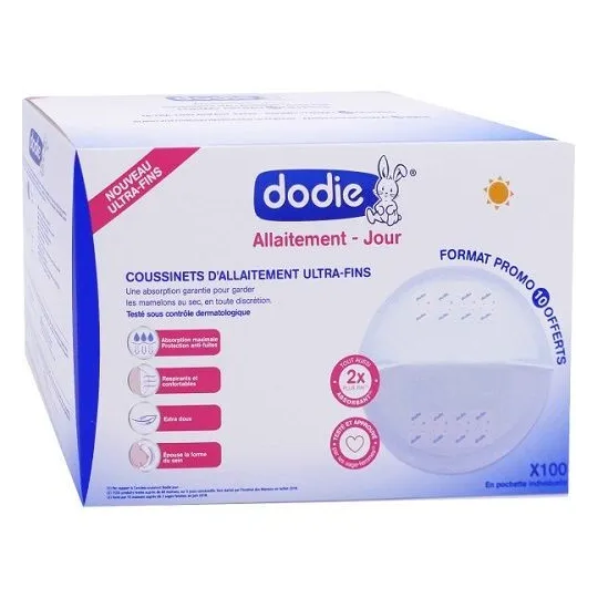 Dodie Coussinnets d'Allaitement Jour X100 Dodie Coussinnets d'Allaitement Jour X100
