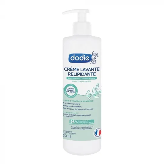 Dodie Crème Lavante Relipidiante Peaux Atopiques 450ml Dodie Crème Lavante Relipidiante Peaux Atopiques 450ml