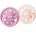Dodie Gaïa 2 Sucettes Caoutchouc 0-6 mois Rose