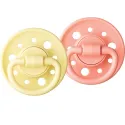 Dodie Gaïa 2 Sucettes Caoutchouc 6-36 mois jaune-rose Dodie Gaïa 2 Sucettes Caoutchouc 6-36 mois jaune-rose