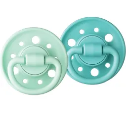 Dodie Gaïa 2 Sucettes Caoutchouc 6-36 mois Vert