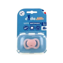 Dodie Sucette Anatomique Naissance Rose