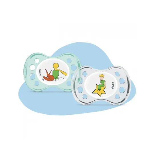 Dodie Sucettes Anatomiques Le Petit Prince +18 Mois Vert Dodie Sucettes Anatomiques Le Petit Prince +18 Mois Vert