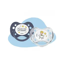 Dodie Sucettes Anatomiques Le Petit Prince +6 Mois Bleu