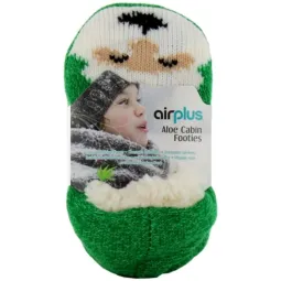 Air Plus Chaussons Cabine Aloe Vera Enfant Père Noël T26-31