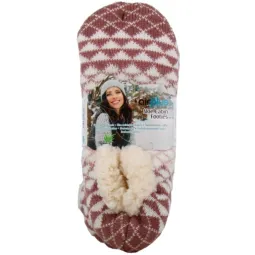 Air Plus Chaussons Cabine Aloe Vera Femme Bois de Rose T36-41