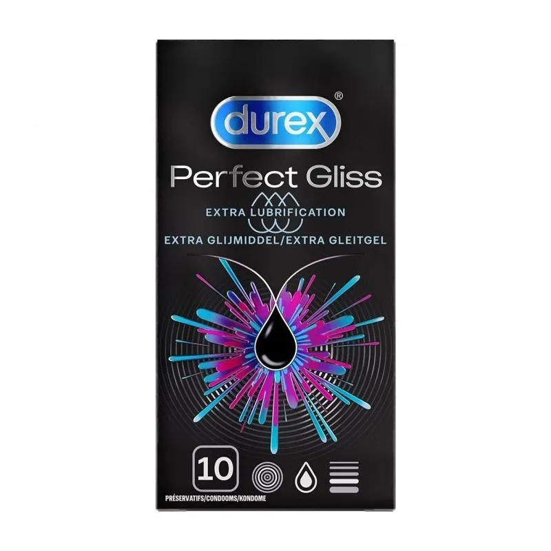 Durex Perfect Gliss Extra 10 Préservatifs
