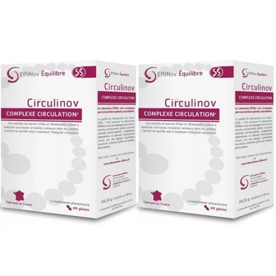 Effinov Equilibre Circulinov 2X40 gélules Effinov Equilibre Circulinov 2X40 gélules