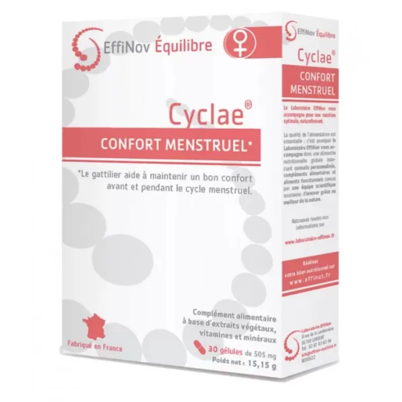 Effinov Equilibre Cyclaé Confort Menstruel 30 gélules Effinov Equilibre Cyclaé Confort Menstruel 30 gélules