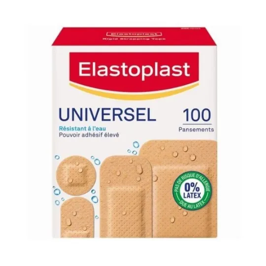 Elastoplast 100 Pansements Universel 4 Formats Elastoplast 100 Pansements Universel 4 Formats