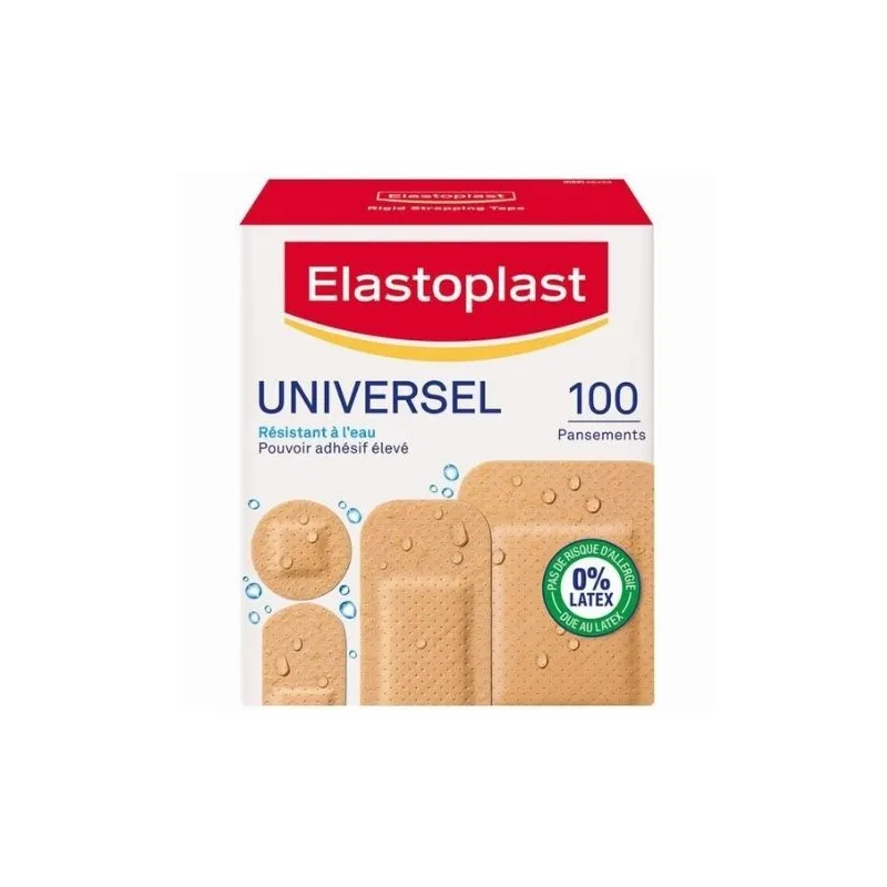 Elastoplast 100 Pansements Universel 4 Formats Elastoplast 100 Pansements Universel 4 Formats