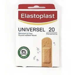 Elastoplast 20 Pansements Universel Résistant à l'Eau