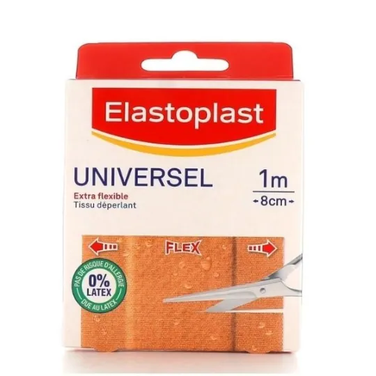 Elastoplast Bande Pansement Universel Résistant à l'Eau de 1mx8cm Elastoplast Bande Pansement Universel Résistant à l'Eau de 1mx8cm
