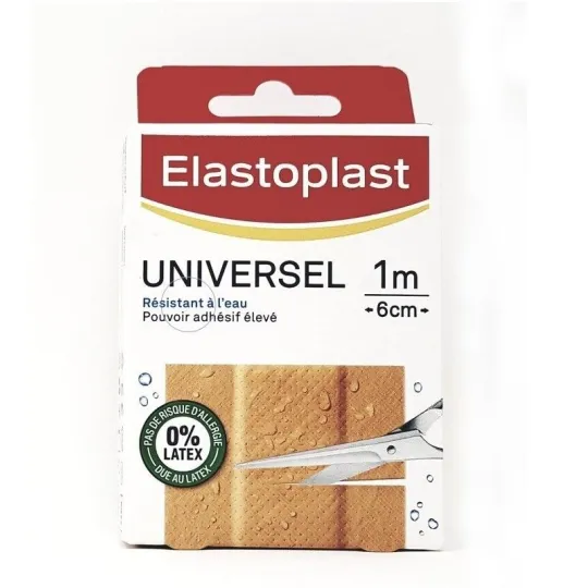 Elastoplast Pansement Universel Résistant à l'Eau de 1mx6cm Elastoplast Pansement Universel Résistant à l'Eau de 1mx6cm