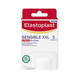 Elastoplast Sensible XXL 5 Pansements 8X10cm