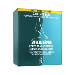Akiléine Deo Effervescents Galets de bain 7X12g