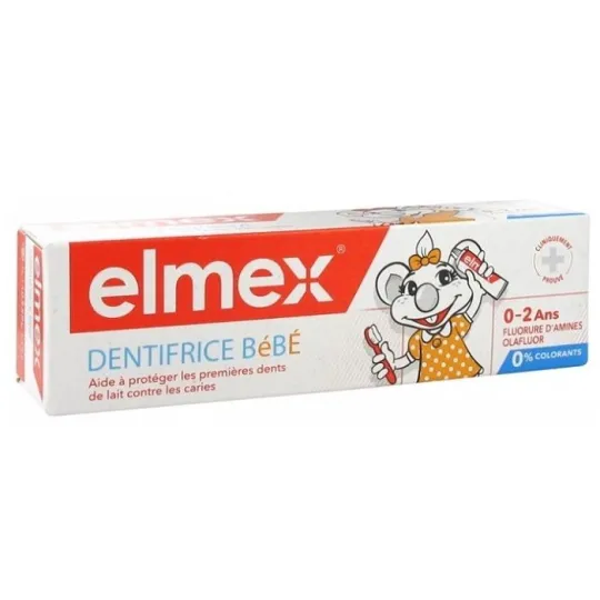 Elmex Dentifrice Bébé 0 à 2 ans 50ml