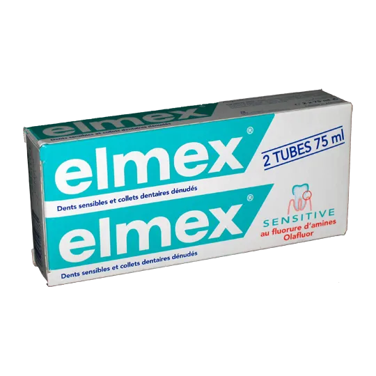 Elmex Dentifrice sensitive 2x75ml Elmex Dentifrice sensitive 2x75ml