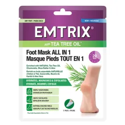 Emtrix Paire de Masques Pieds Tout En 1