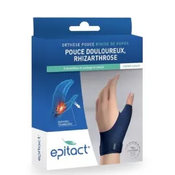 Epitact Orthèse Rigide de Repos Pouce Taille M Main Droite