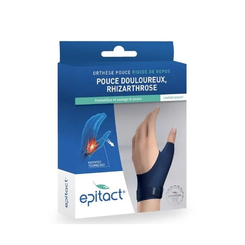 Epitact Orthèse Rigide de Repos Pouce Taille M Main Droite Epitact Orthèse Rigide de Repos Pouce Taille M Main Droite