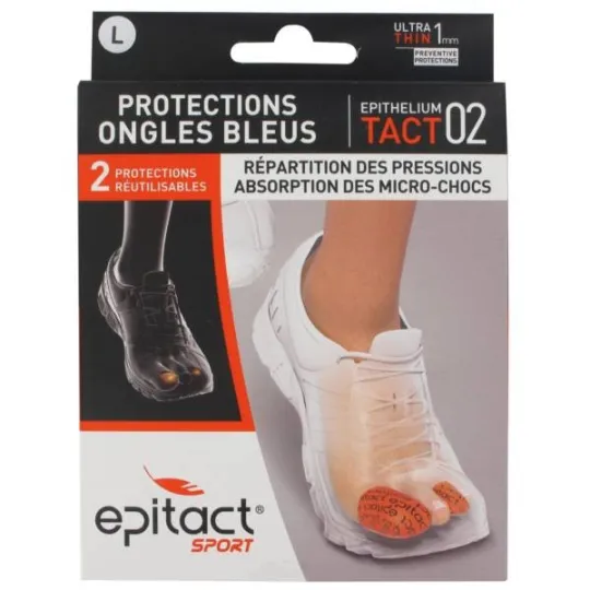 Epitact Sport Protections Ongles bleus Taille L 2 pièces Epitact Sport Protections Ongles bleus Taille L 2 pièces