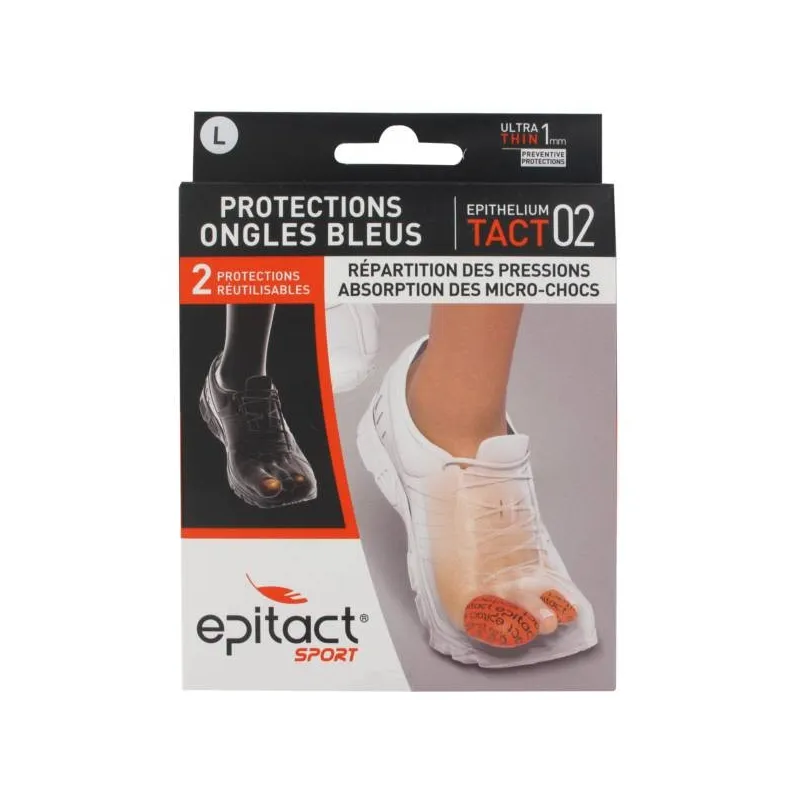 Epitact Sport Protections Ongles bleus Taille L 2 pièces Epitact Sport Protections Ongles bleus Taille L 2 pièces