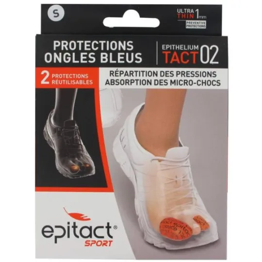 Epitact Sport Protections Ongles bleus Taille S 2 pièces Epitact Sport Protections Ongles bleus Taille S 2 pièces