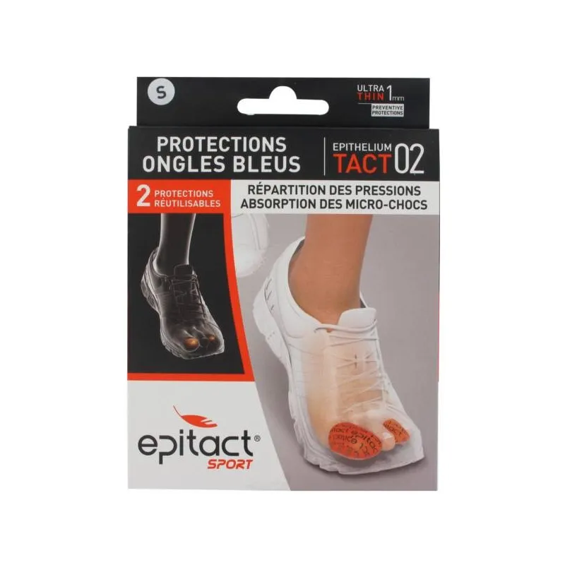Epitact Sport Protections Ongles bleus Taille S 2 pièces Epitact Sport Protections Ongles bleus Taille S 2 pièces