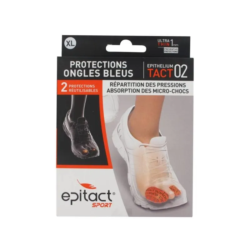 Epitact Sport Protections Ongles bleus Taille XL 2 pièces