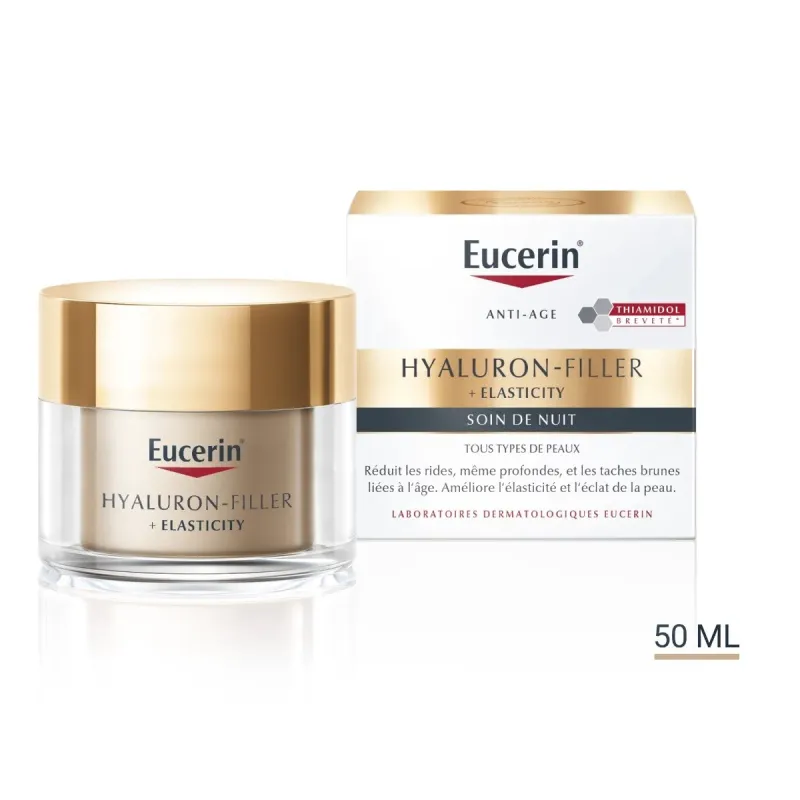 Eucerin Hyaluron Filler + Elasticity Nuit 50ml Eucerin Hyaluron Filler + Elasticity Nuit 50ml