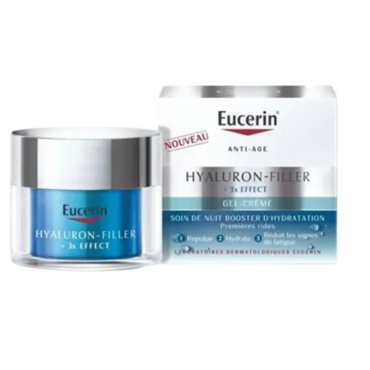 Eucerin Hyaluron Filler +3x Effect Nuit Gel-crème 50ml Eucerin Hyaluron Filler +3x Effect Nuit Gel-crème 50ml