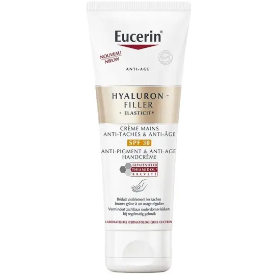 Eucerin Hyaluron Filler +Elasticity Crème Mains Anti-taches& Anti-Âge 75ml Eucerin Hyaluron Filler +Elasticity Crème Mains Anti-taches& Anti-Âge 75ml