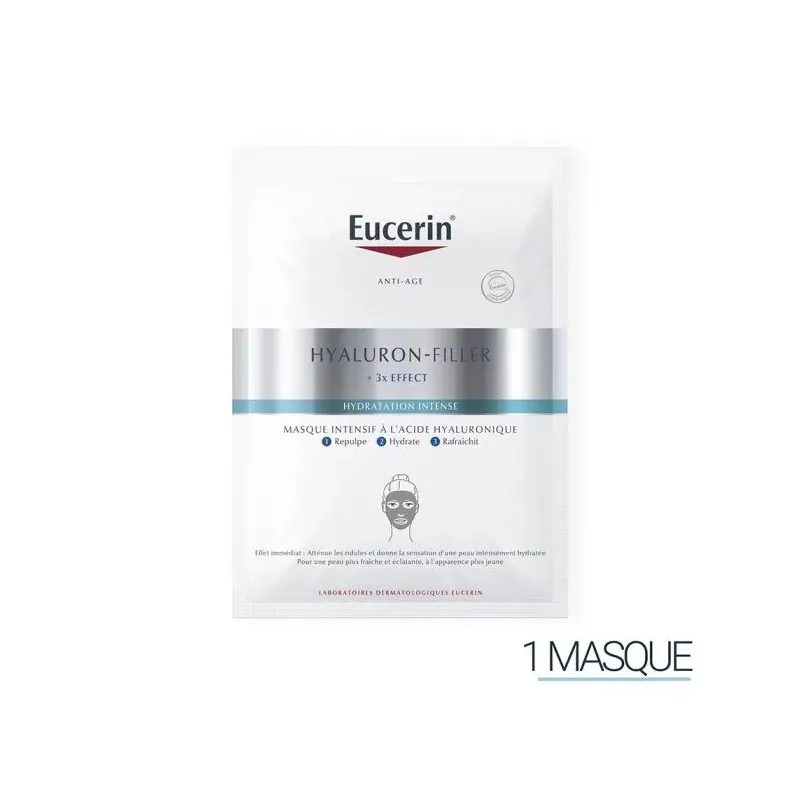 Eucerin Hyaluron Filler 3x Effect Masque Intensif à l'Acide Hyaluronique Eucerin Hyaluron Filler 3x Effect Masque Intensif à l'Acide Hyaluronique