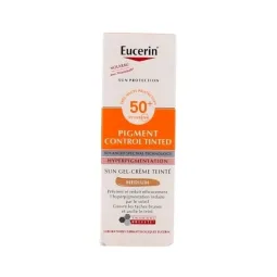 Eucerin Pigment Control Tinted Sun Gel-Crème SPF 50+ Teinté Medium 50ml